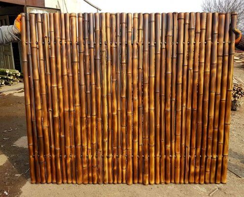 paneles de caña de bambú