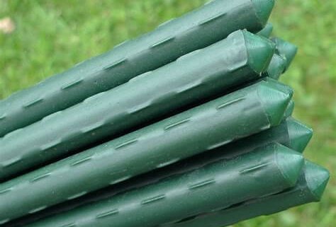 tutores de acero plastificados